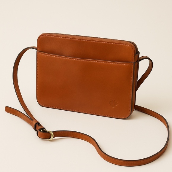 Patricia Nash Heritage Nazaire Top Zip Crossbody Bag - Vallata Tan - NWT - Picture 4 of 14